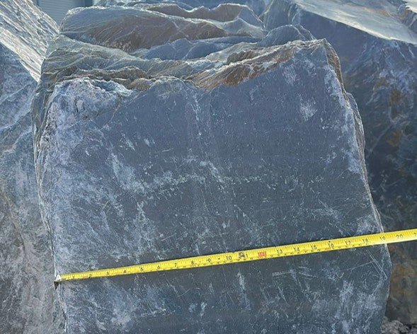 Bespoke Order - Golden Granite stack, Standing Stone & Sawn Slate Monolith