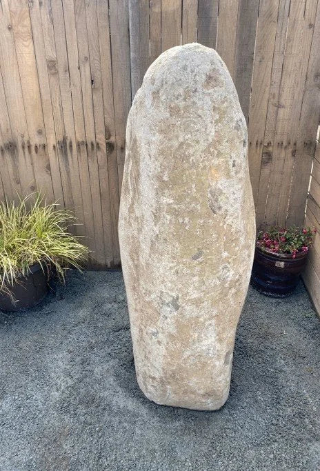 Boulder monolith standing stone, 1060mm tall, with a rough weathered texture.