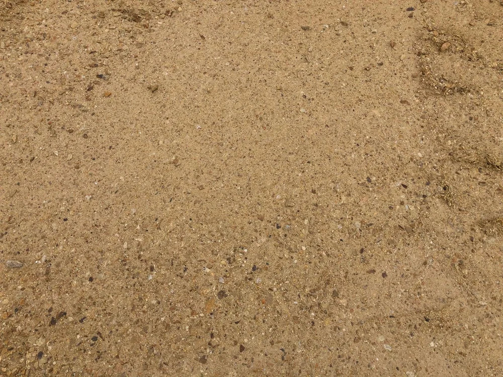 Fine horticultural sand by the bulk bag, showing a grainy, tan-colored texture.