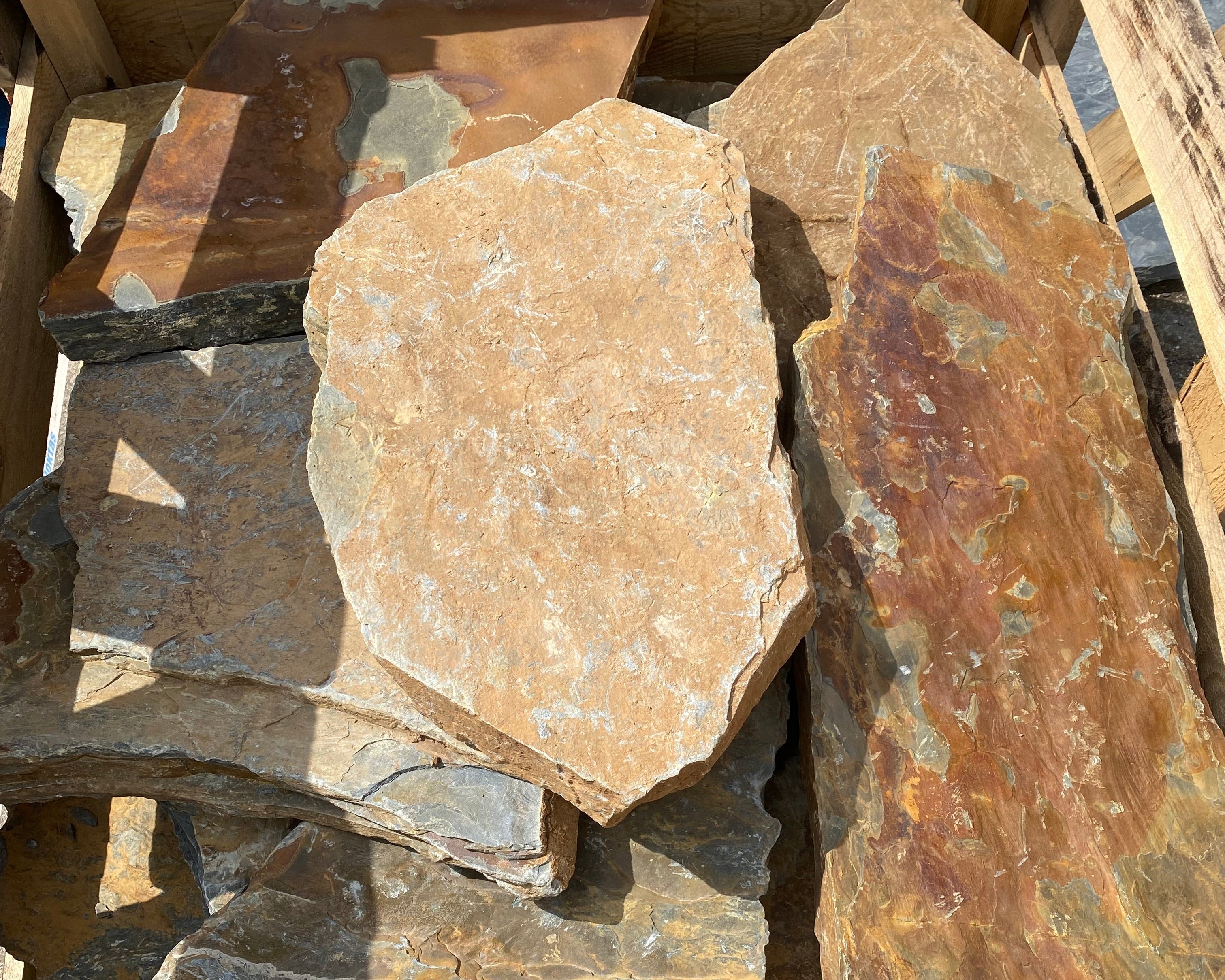 Natural Slate Stepping Stones For Ponds