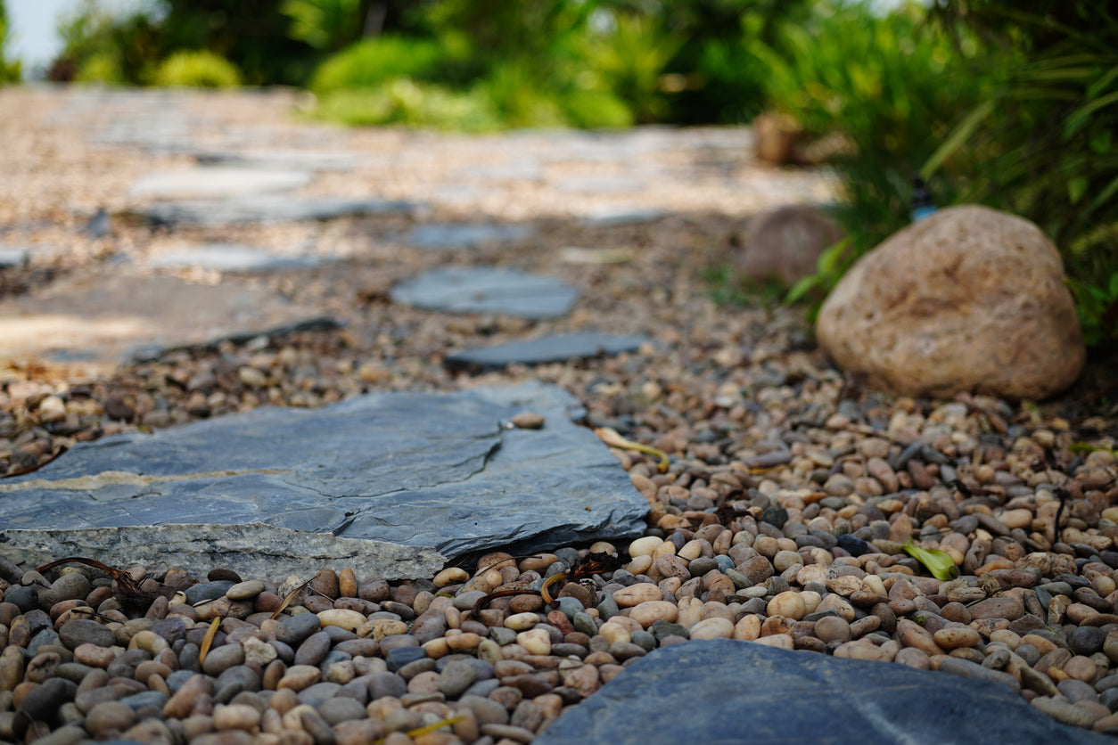 Natural Slate Stepping Stones For Ponds